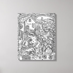 Toile Juin, tonte des moutons, Gemini