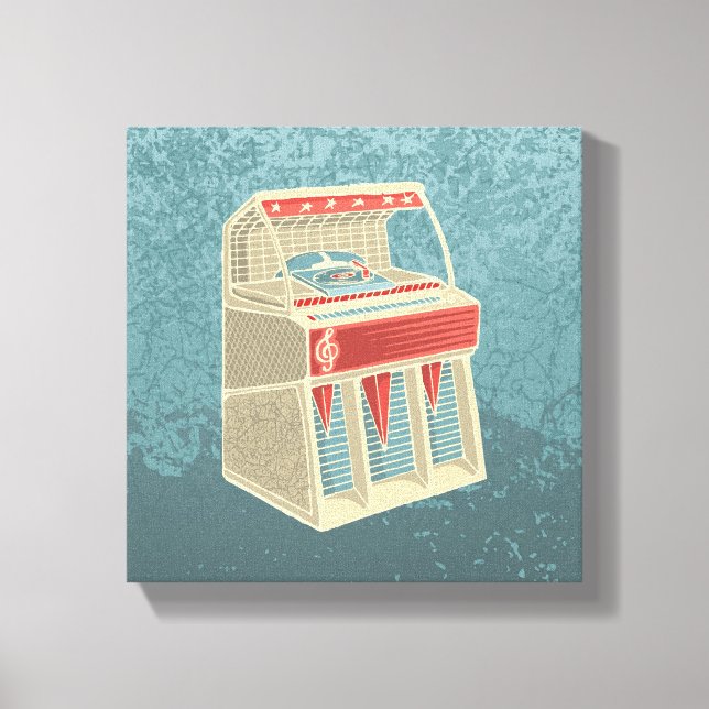 Toile Juke-box Grunge (Recto)