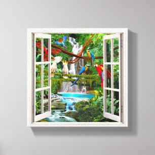 TOILE JUNGLE ENCHANTÉ