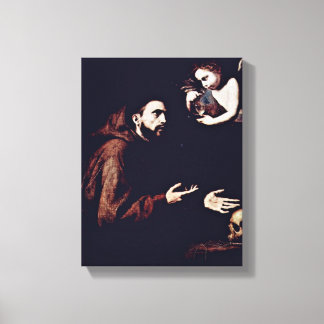 Toile Jusepe de Ribera - Saint François d'Assise