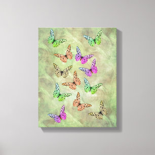Toile Juste des papillons
