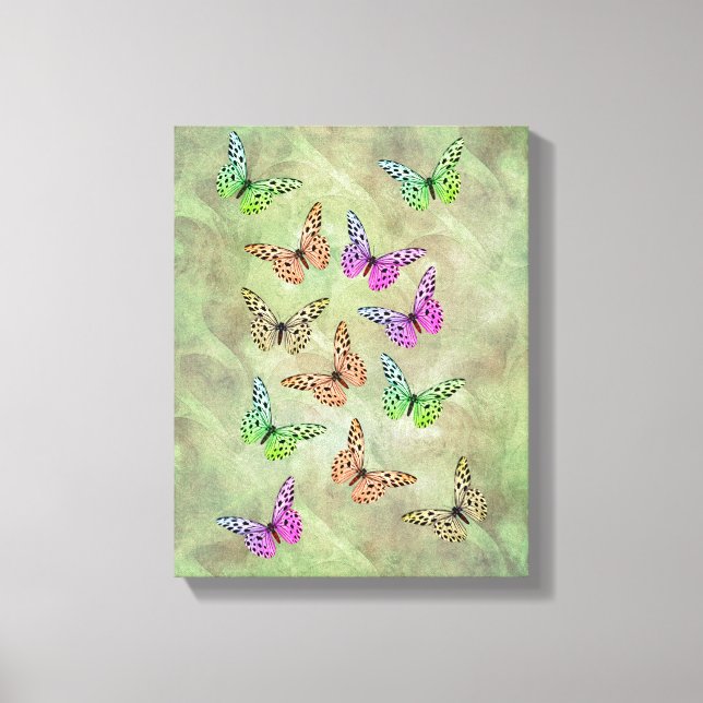 Toile Juste des papillons (Recto)