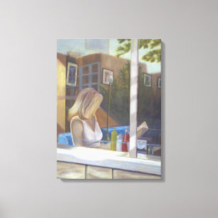 Toile Juste passant par