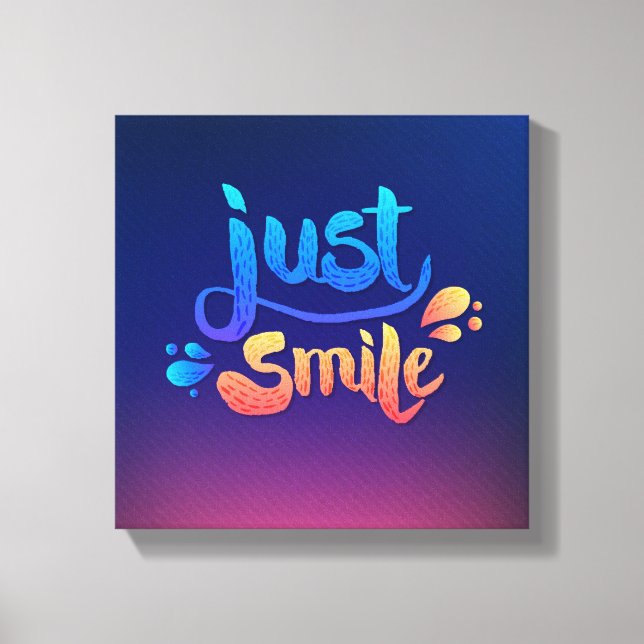 Toile Juste Sourire (Recto)