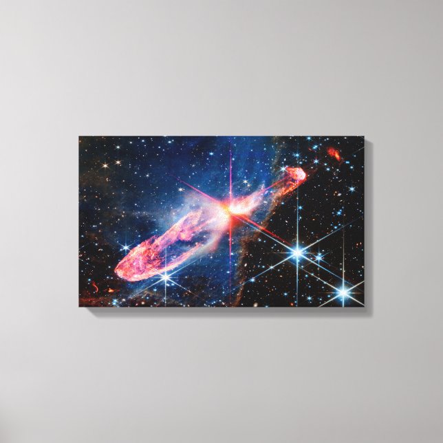 Toile JWST Herbig-Haro 46/47 Formant Activement Des Étoi (Recto)