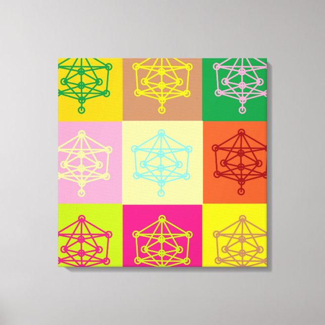 Toile Kabbalah Pop Art (Recto)