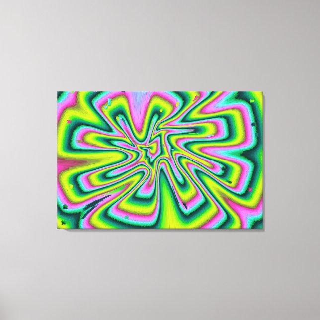 Toile Kaleidoscope Abstrait (Recto)