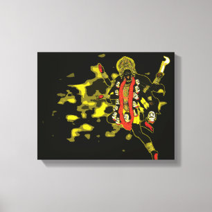 Toile Kali la déesse foncée
