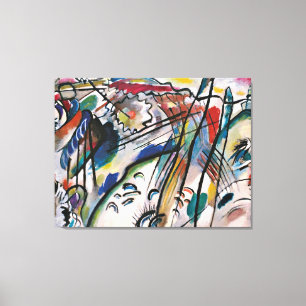 Toile Kandinsky - Improvisation (deuxième version)