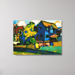 Toile Kandinsky - Maison Bleue Petite