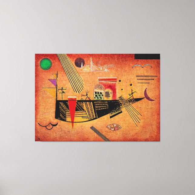 Toile KANDINSKY - MOODY - CAPRICIEUX (Lancement) - 1930  (Recto)
