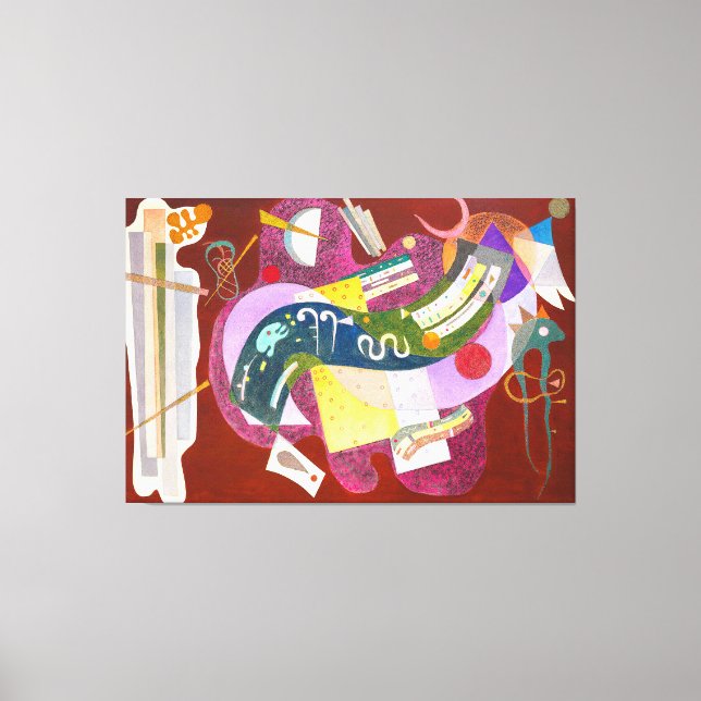 Toile KANDINSKY - NOIR VARIÉ (Noir bigarré) - 1935 (Recto)