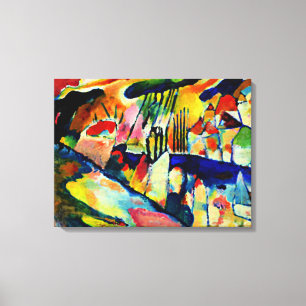 Toile Kandinsky - Paysage avec pluie