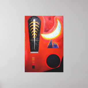 Toile KANDINSKY - PERTE EN ROUGE (Perte im Rot) - 1925 -