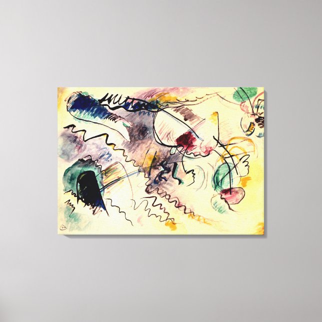 Toile Kandinsky - Sans titre, 1913 artwork (Recto)