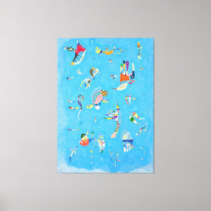 Toile KANDINSKY - SKY BLUE (Bleu de Ciel) - 1940 -