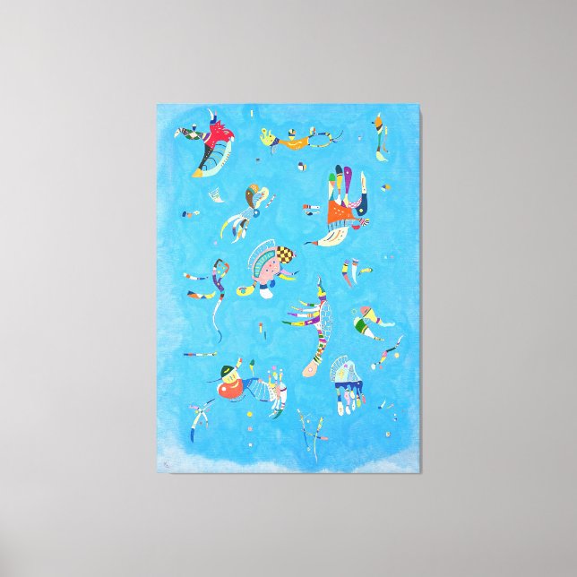 Toile KANDINSKY - SKY BLUE (Bleu de Ciel) - 1940 - (Recto)