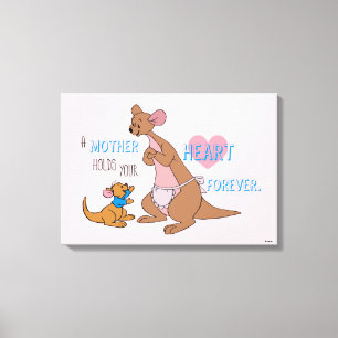 Toile Kanga & Roo Citation de mère