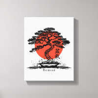 Kanji japonais Bonsai Personnalisé