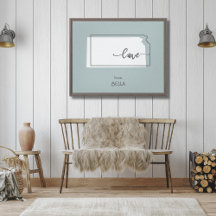 Kansas State Dog Lover Canvas Print