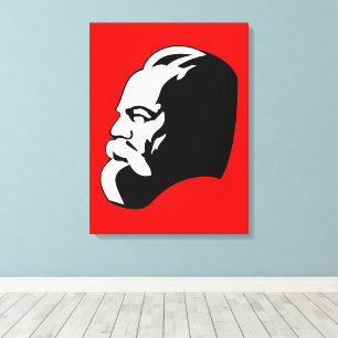 Toile Karl Marx, communisme, socialisme, Union soviétiqu