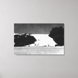 Toile Kauai, Hawaii - Vue sur les sables d'écorce