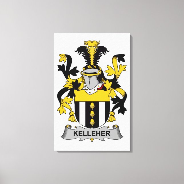 Toile Kelleher Family Crest (Recto)