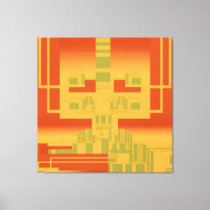 Toile Ken Gage Central Transformation Unicorne Art