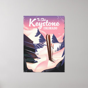 Toile Keystone to ski