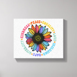 Toile Kindness Peace Equality Love Hope Diversity Human