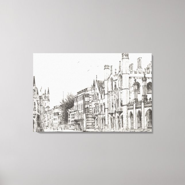 Toile Kings College Cambridge 2007 (Recto)