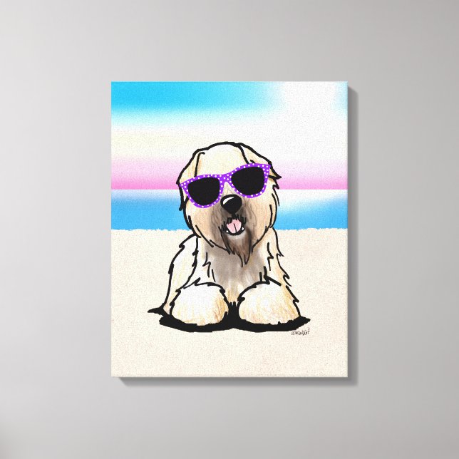 Toile KiniArt Soft Coated Wheaten Terrier (Recto)