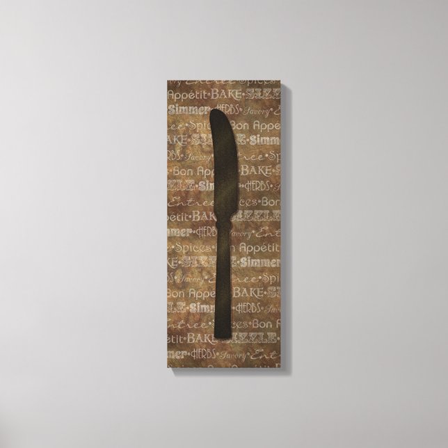 Toile Kitchen Words Art II (Recto)