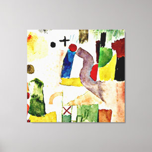 Toile Klee - Aquarelle pathétique
