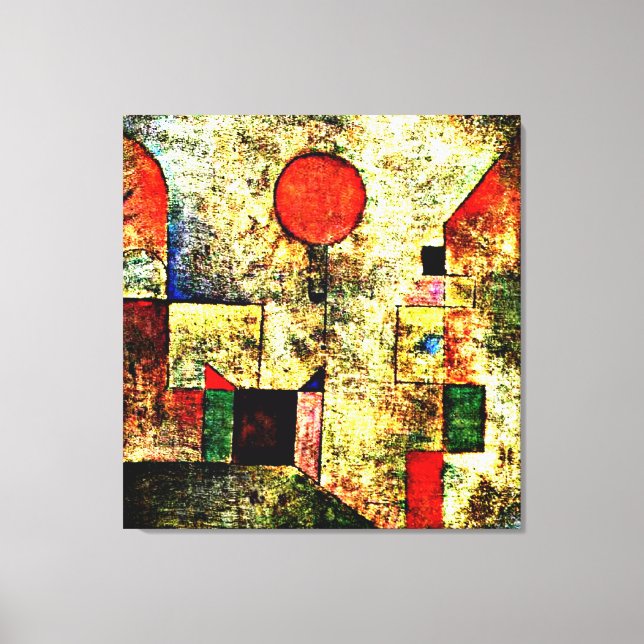 Toile Klee - Balloon rouge (Recto)