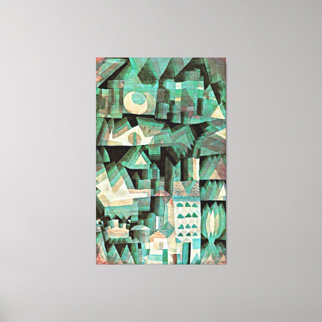 Toile Klee - Dream City, art abstrait, (Recto)
