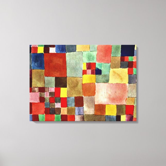 Toile Klee - Flore sur sable (Recto)