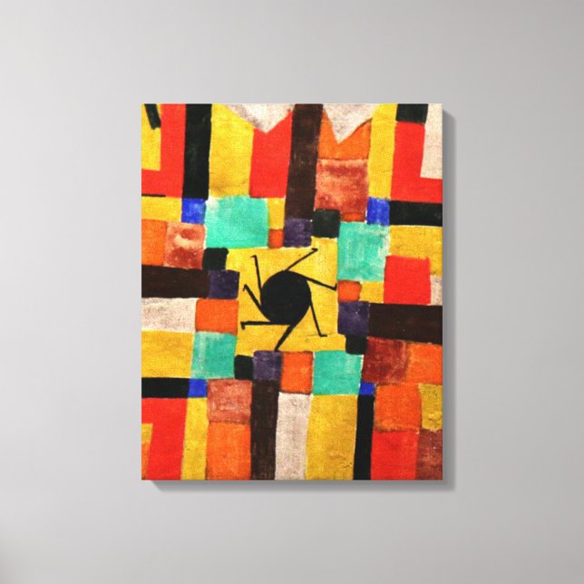 Toile Klee - Musee Aix large (Recto)