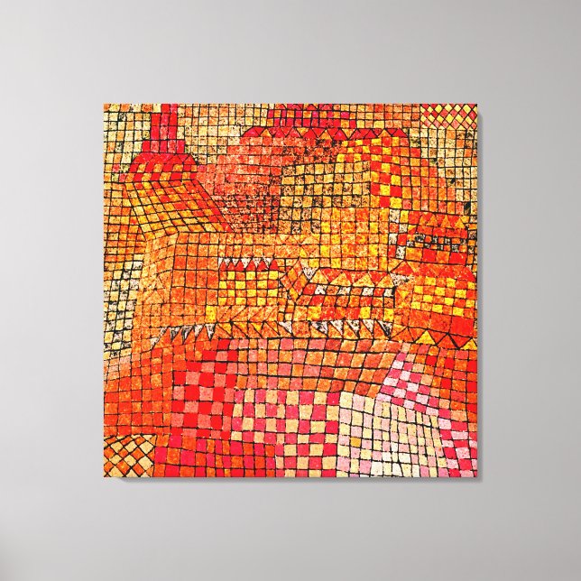 Toile Klee - Town Castle Kr. (Recto)