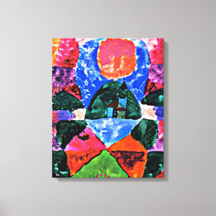 Toile Klee - Une pression de Tegernsee