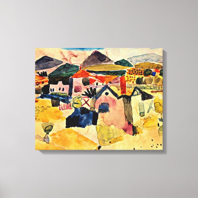 Toile Klee - Vue sur Saint Germain (Recto)