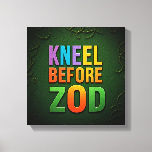 Toile Kneel avant zod (Recto)