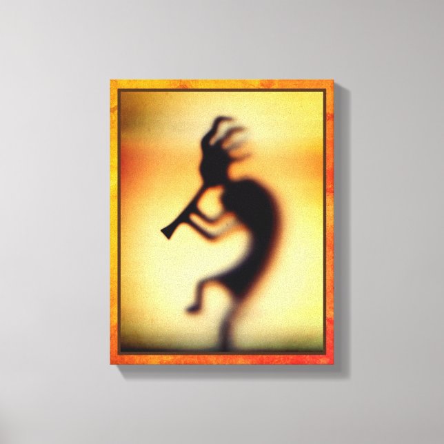 Toile Kokopelli Déité Des Bons Temps (Recto)