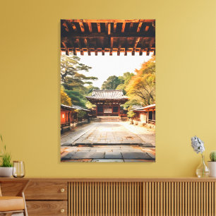 Toile Komorebi - Le Temple Ensoleillé