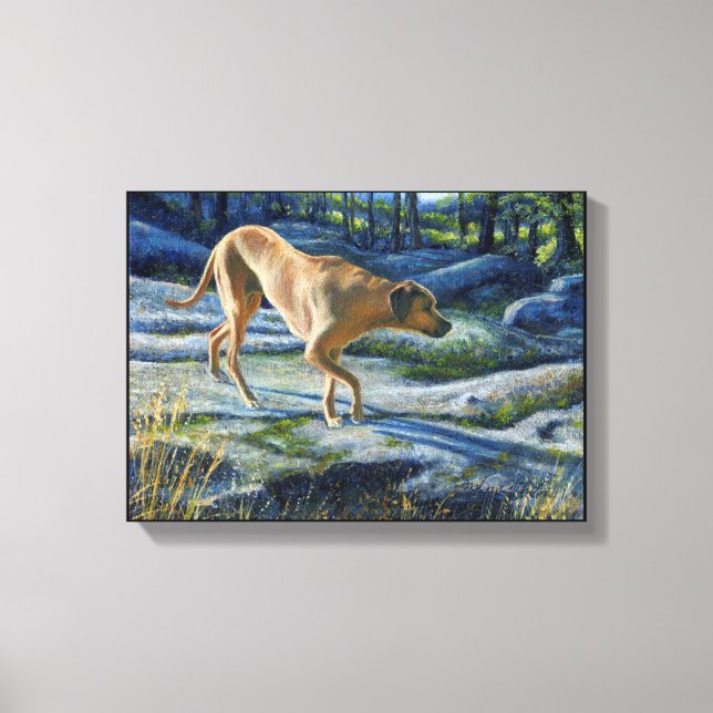 Toile "Kona sur le sentier Granite" (Recto)