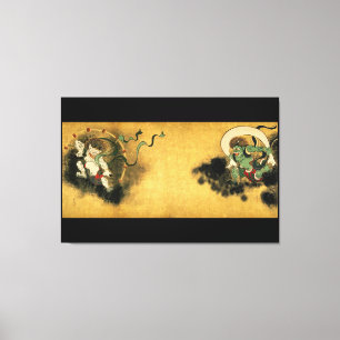 Toile Korin Fujin Raijin