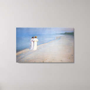 Toile Kroyer - Soirée d'été sur Skagen Beach