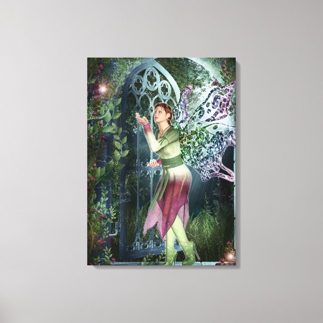 Toile KRW Into the Night Imaginaire Faery Art (Recto)