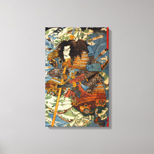 Toile Kuniyoshi Samurai Canvas Imprimer