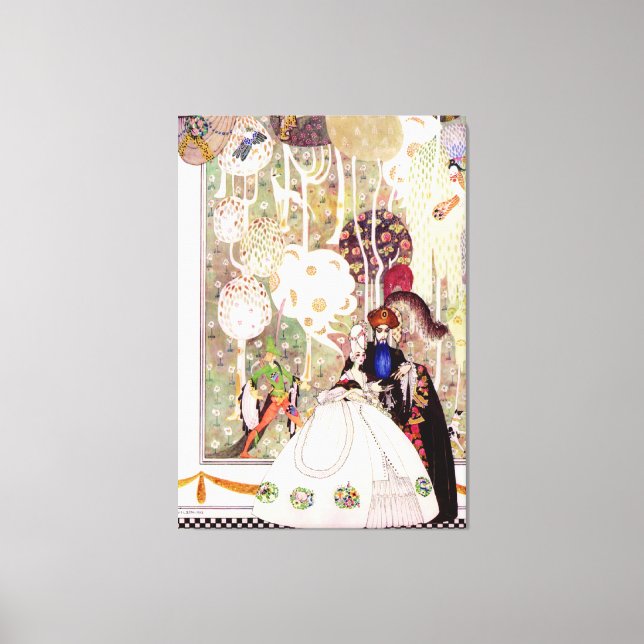 Toile La Barbe bleue de Kay Nielsen (Recto)